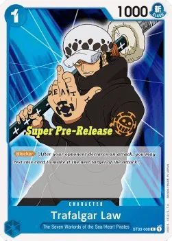 Trafalgar Law #ST03-008 The Seven Warlords of the Sea One Piece card