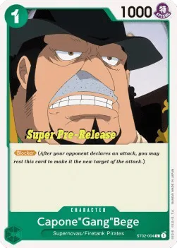 Capone"Gang"Bege #ST02-004 Worst Generation One Piece card