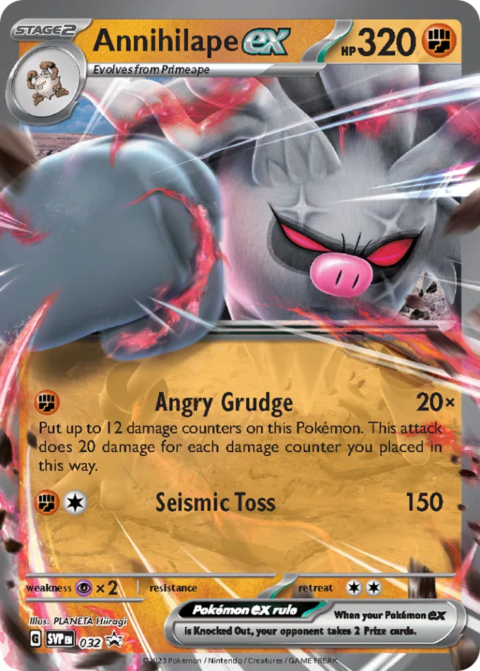 Annihilape ex #SVP 032 SV Black Star Promos Pokemon card