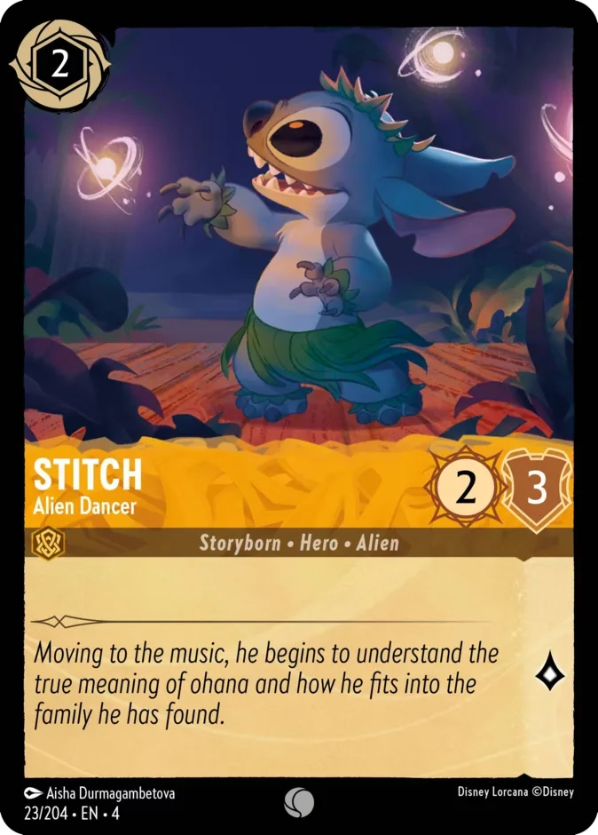 Stitch #23 Ursula's Return Disney Lorcana card