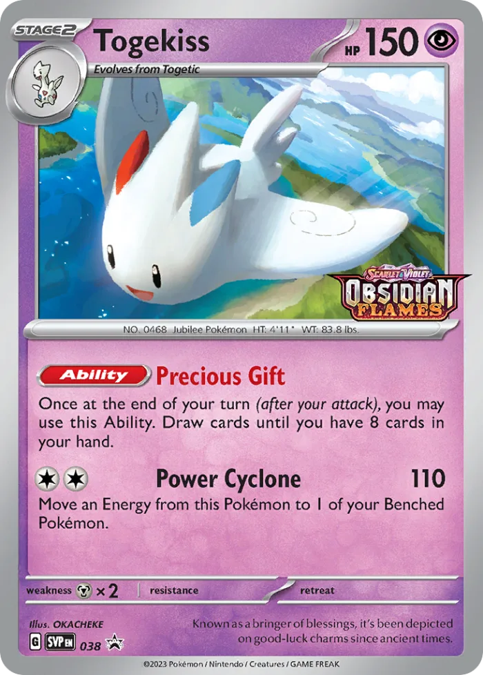 Togekiss #SVP 038 SV Black Star Promos Pokemon card