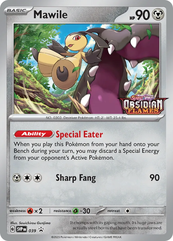 Mawile #SVP 039 SV Black Star Promos Pokemon card