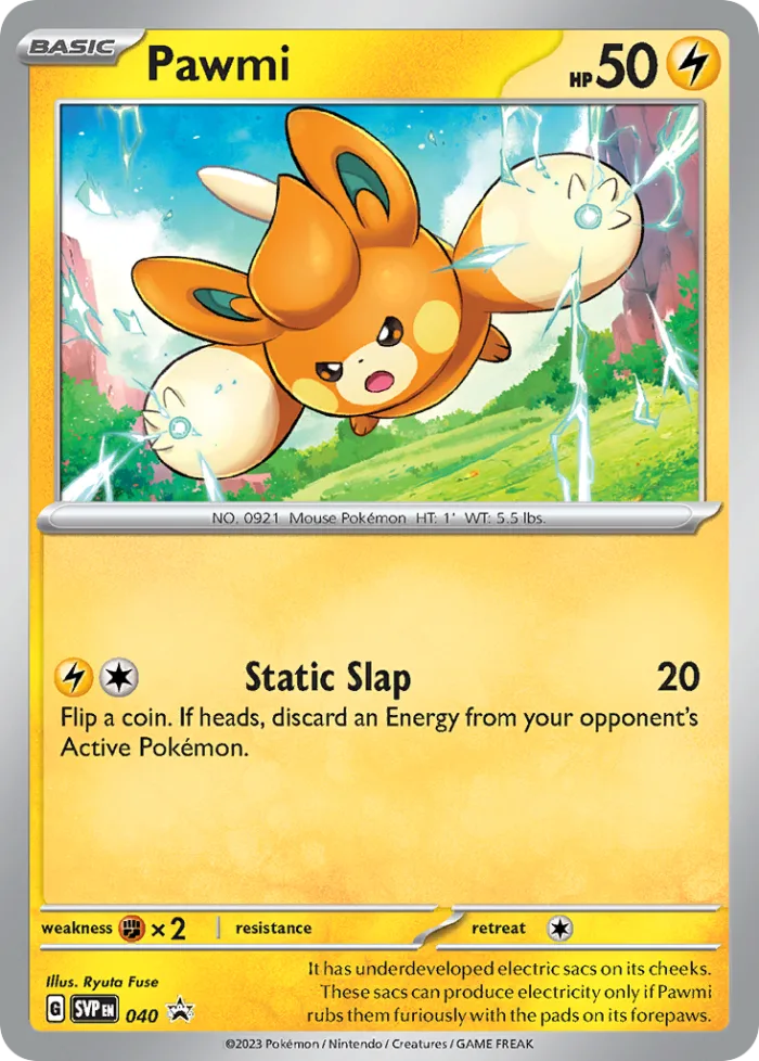 Pawmi #SVP 040 SV Black Star Promos Pokemon card