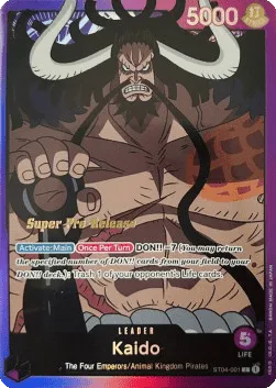 Kaido #001 Animal Kingdom Pirates One Piece card