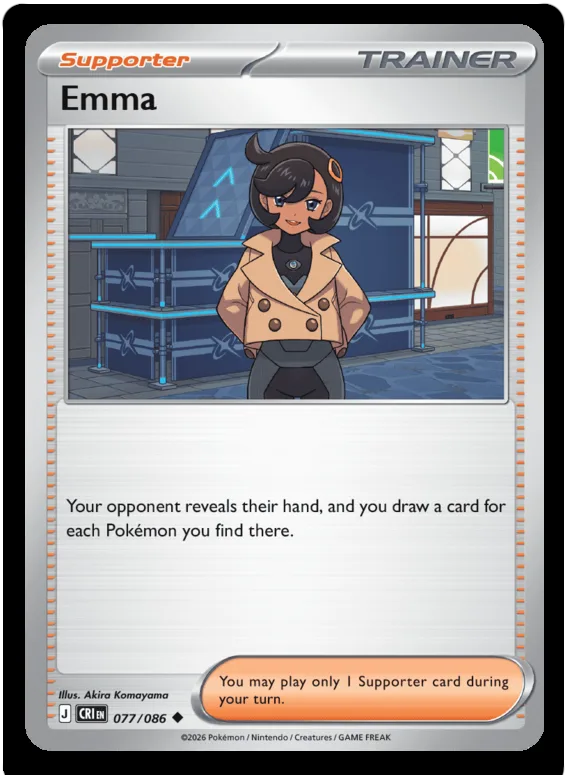 Emma #78 Chaos Rising Pokemon card