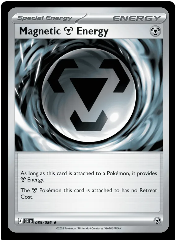 Magnetic \[M\] Energy #85 Chaos Rising Pokemon card