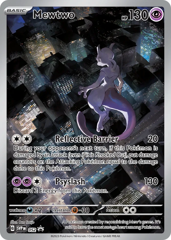 Mewtwo #SVP 052 SV Black Star Promos Pokemon card