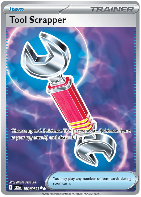 Tool Scrapper #115 Chaos Rising Pokemon card