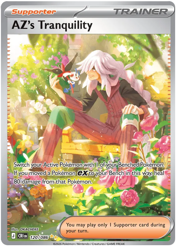 AZ's Tranquility #120 Chaos Rising Pokemon card
