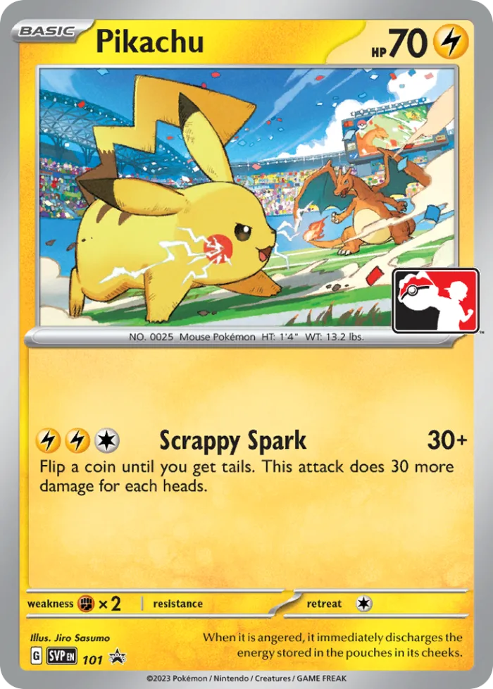 Pikachu #SVP 101 SV Black Star Promos Pokemon card