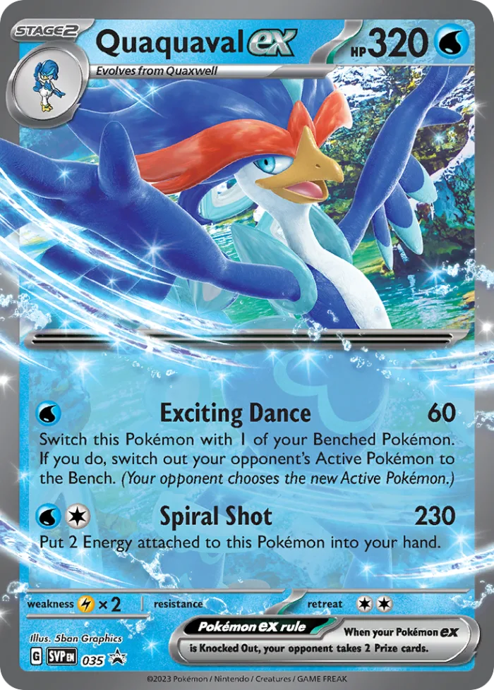 Quaquaval ex #SVP 035 SV Black Star Promos Pokemon card