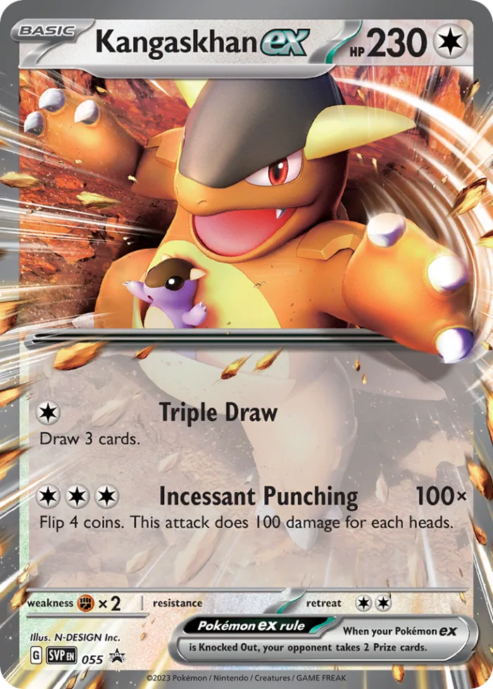 Kangaskhan ex #SVP 055 SV Black Star Promos Pokemon card