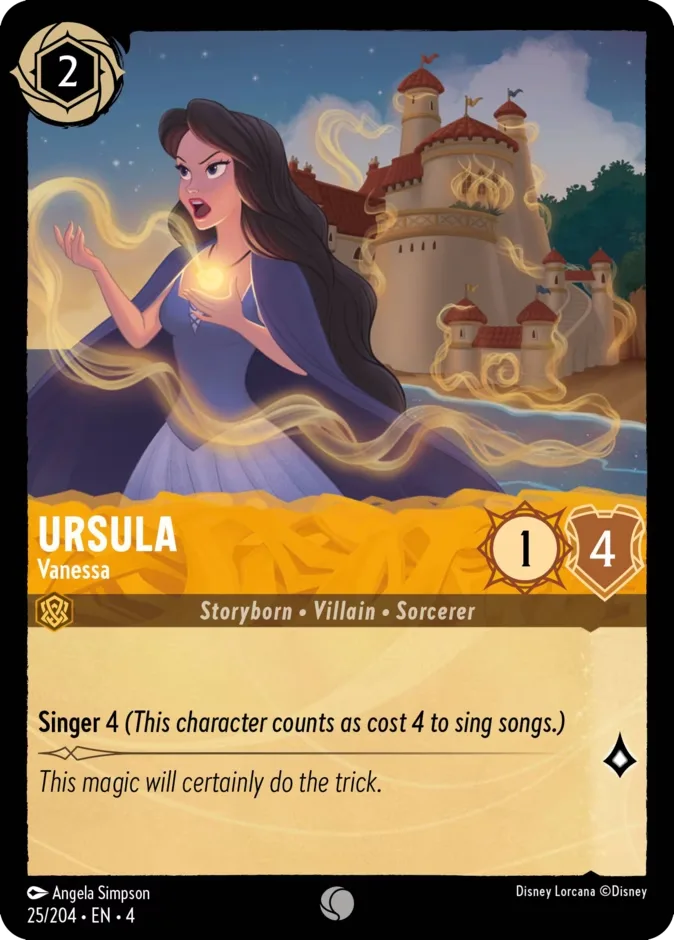 Ursula #25 Ursula's Return Disney Lorcana card