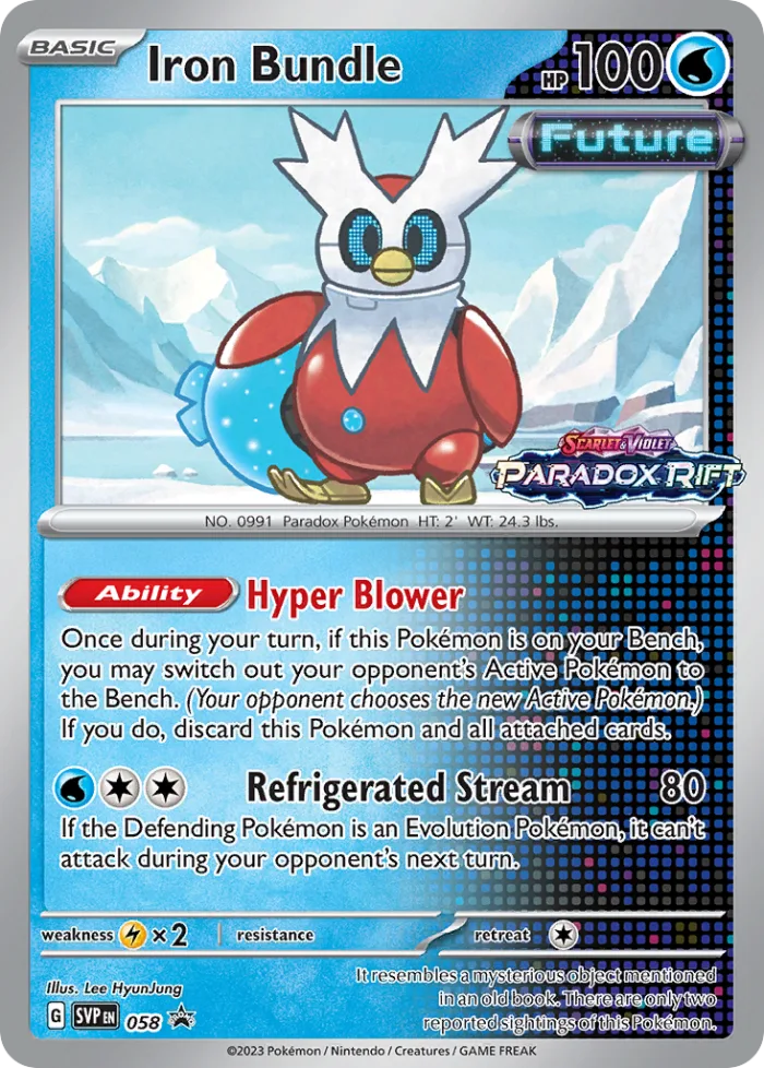Iron Bundle #SVP 058 SV Black Star Promos Pokemon card