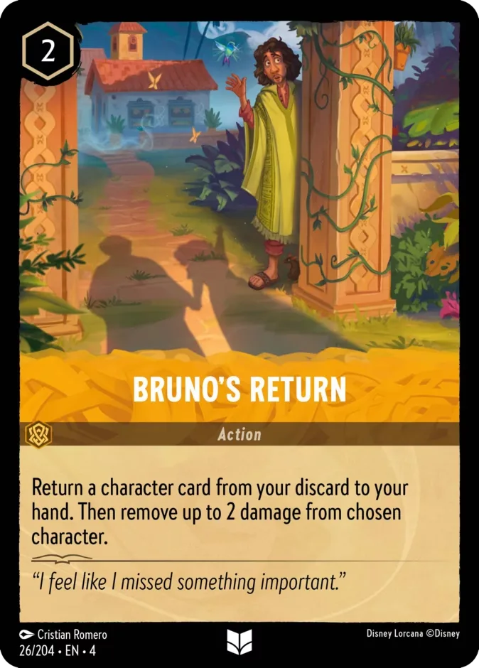 Bruno's Return #26 Ursula's Return Disney Lorcana card
