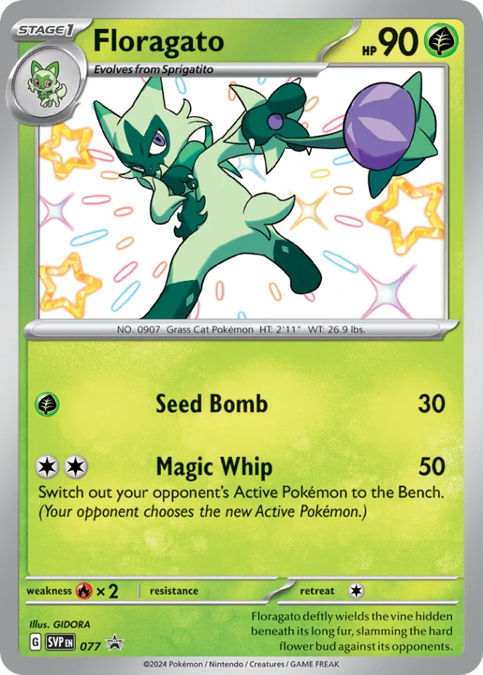 Floragato #SVP 077 SV Black Star Promos Pokemon card