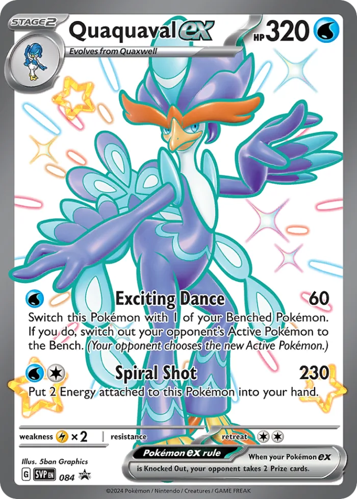 Quaquaval ex #SVP 084 SV Black Star Promos Pokemon card