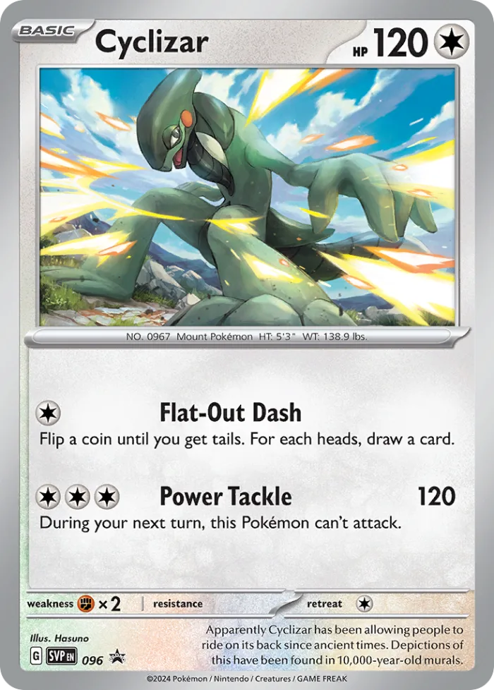 Cyclizar #SVP 096 SV Black Star Promos Pokemon card
