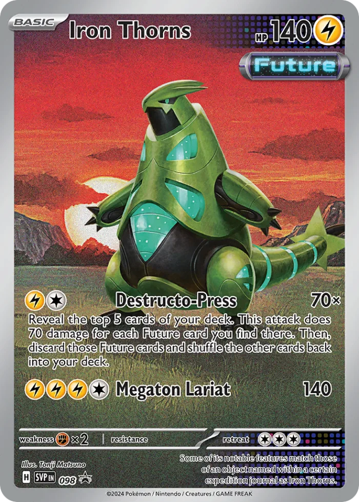 Iron Thorns #SVP 098 SV Black Star Promos Pokemon card