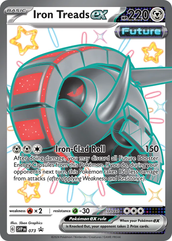 Iron Treads ex #SVP 073 SV Black Star Promos Pokemon card