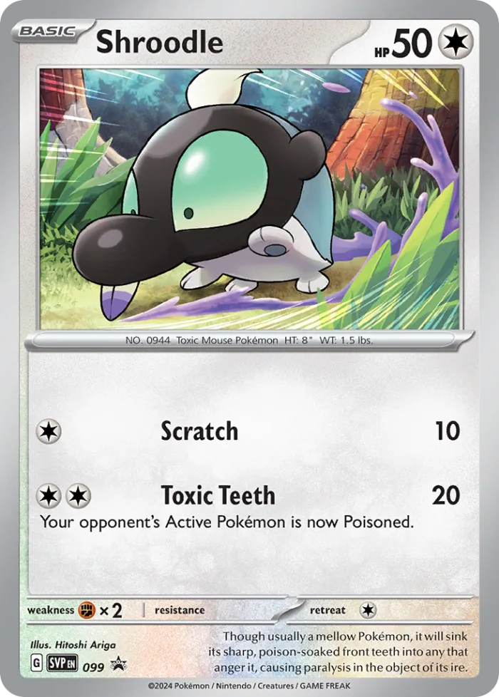Shroodle #SVP 099 SV Black Star Promos Pokemon card