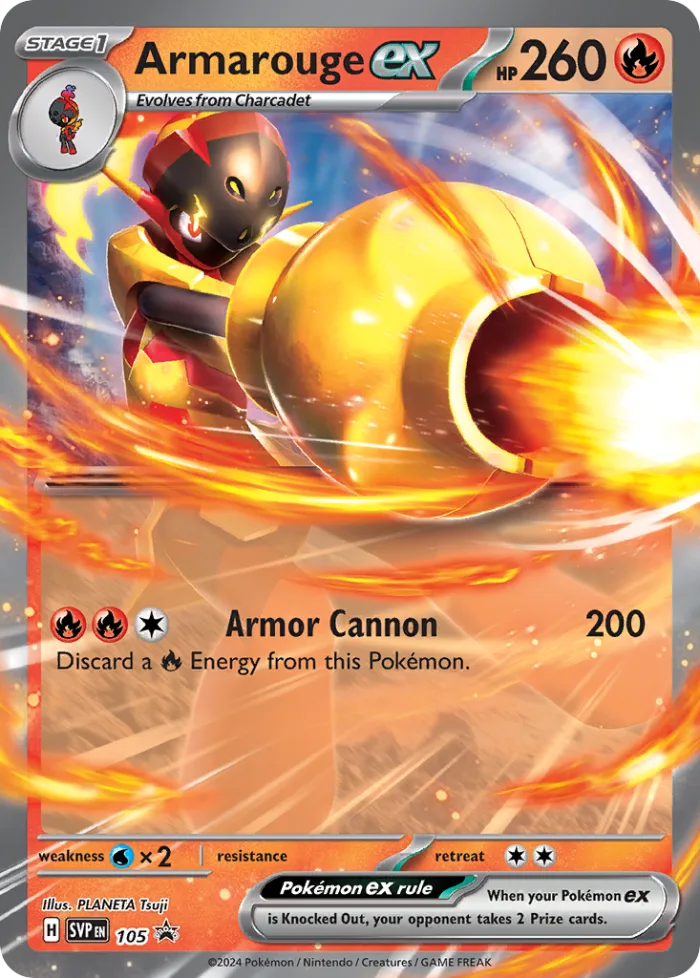 Armarouge ex #SVP 105 SV Black Star Promos Pokemon card
