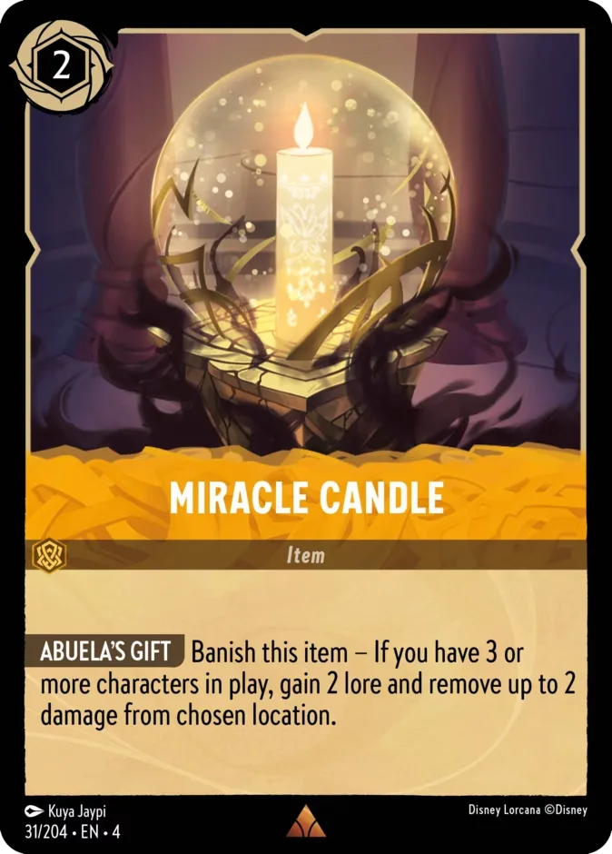 Miracle Candle #31 Ursula's Return Disney Lorcana card