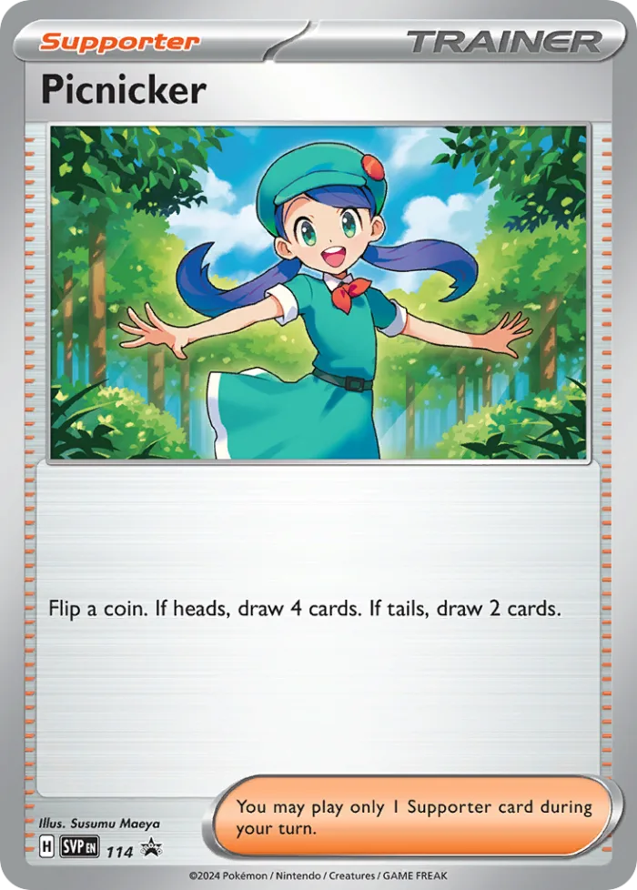 Picnicker #SVP 114 SV Black Star Promos Pokemon card