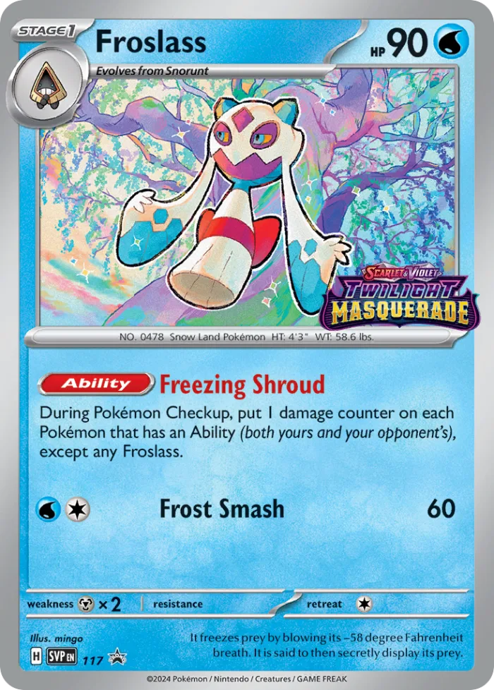 Froslass #SVP 117 SV Black Star Promos Pokemon card