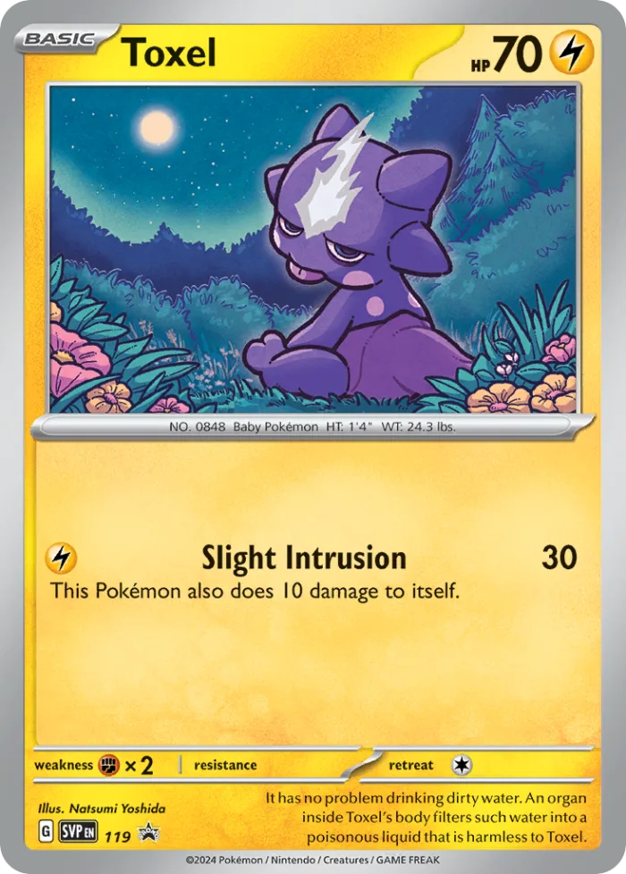 Toxel #SVP 119 SV Black Star Promos Pokemon card