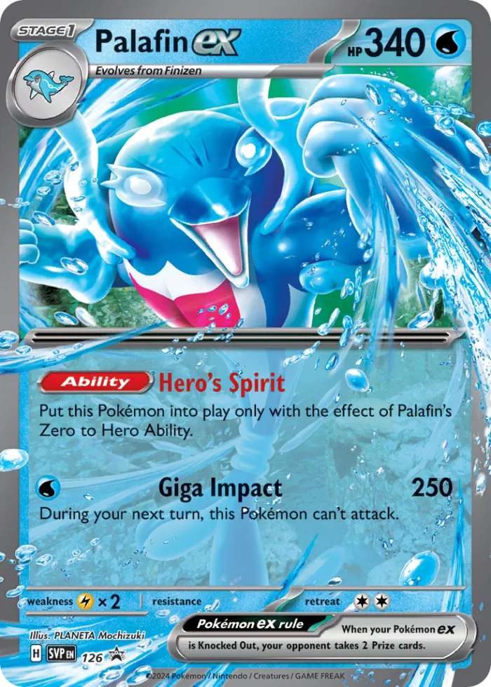 Palafin ex #SVP 126 SV Black Star Promos Pokemon card