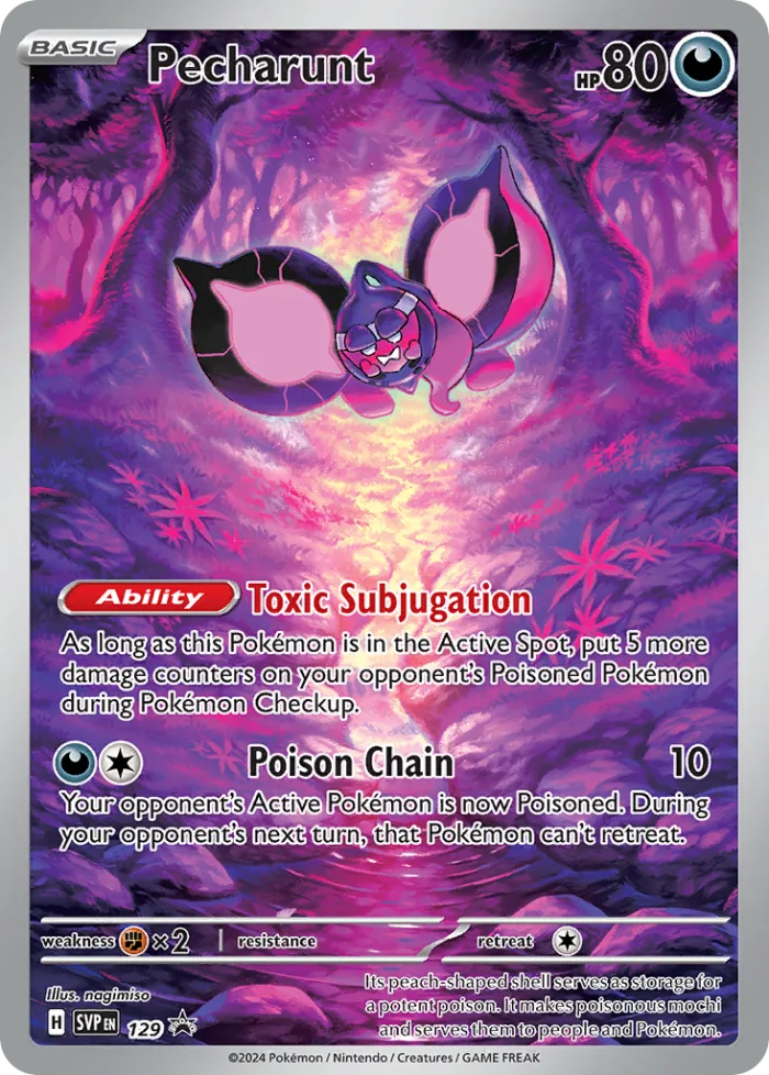 Pecharunt #SVP 129 SV Black Star Promos Pokemon card