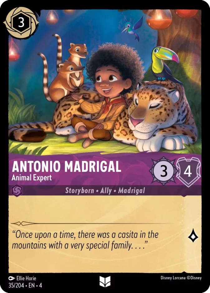 Antonio Madrigal #35 Ursula's Return Disney Lorcana card