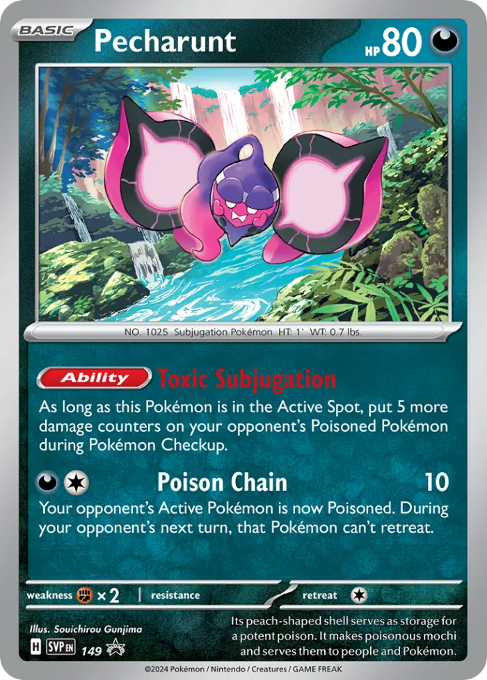 Pecharunt #SVP 149 SV Black Star Promos Pokemon card
