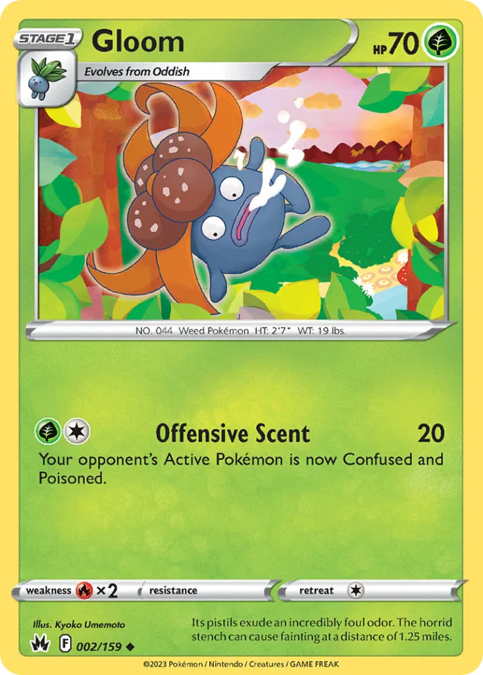 Gloom #2 Crown Zenith Pokemon card