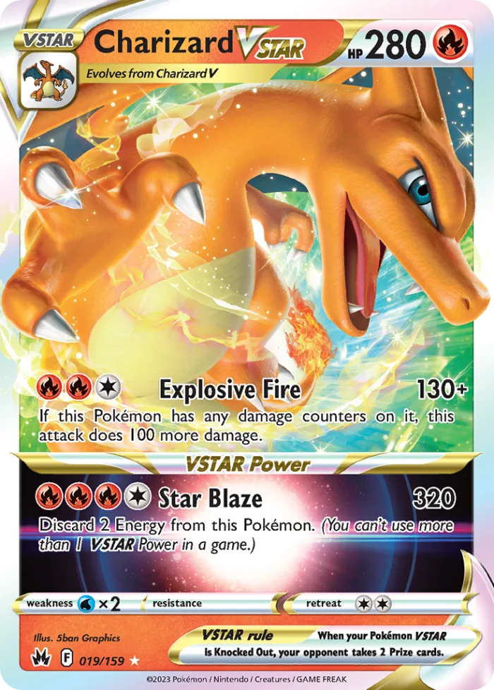 Charizard VSTAR #19 Crown Zenith Pokemon card