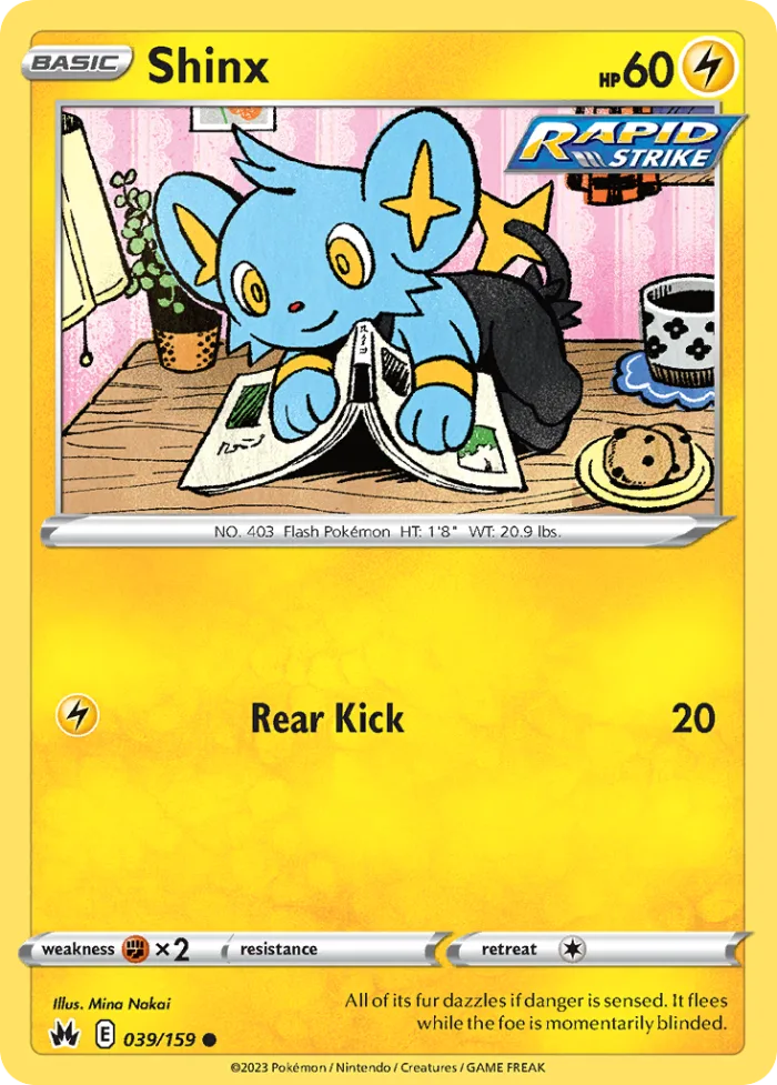 Shinx #39 Crown Zenith Pokemon card