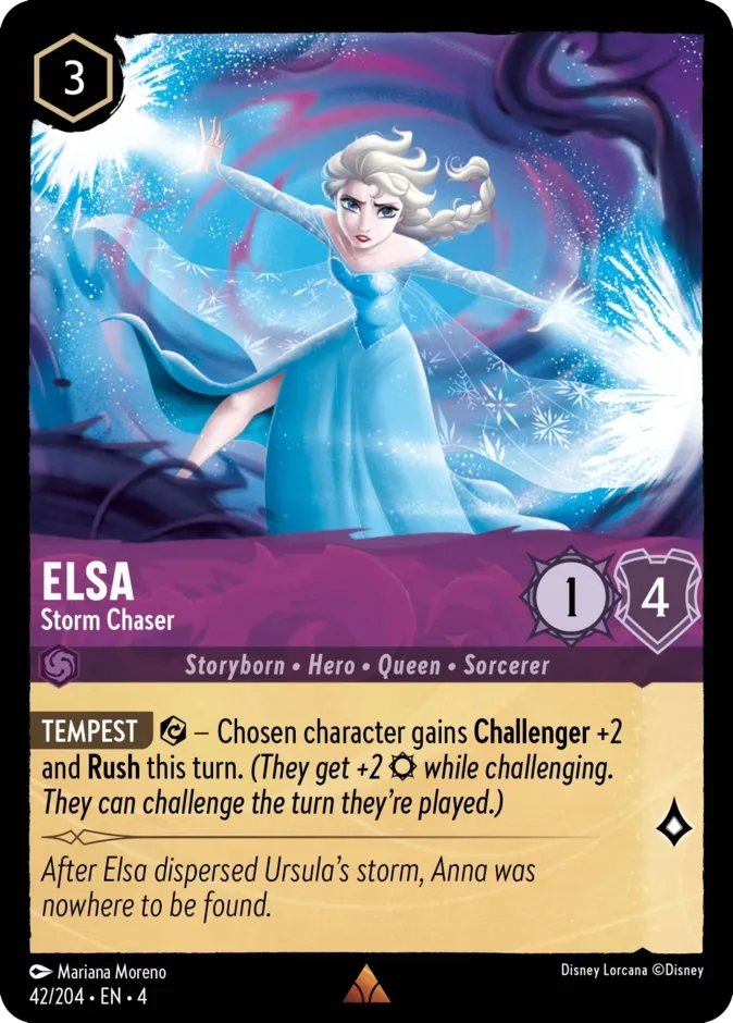 Elsa #42 Ursula's Return Disney Lorcana card