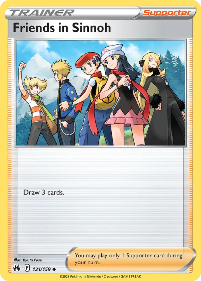 Friends in Sinnoh #131 Crown Zenith Pokemon card
