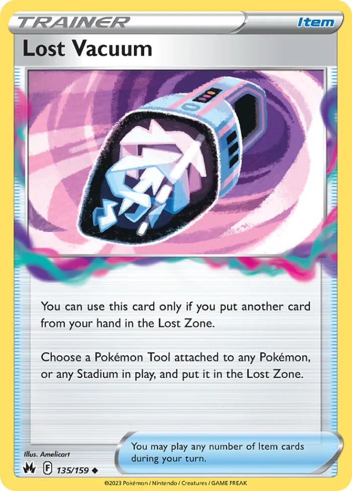Lost Vacuum #135 Crown Zenith Pokemon card