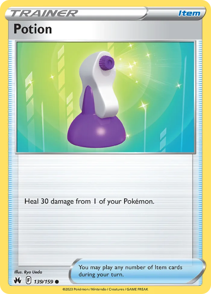 Potion #139 Crown Zenith Pokemon card