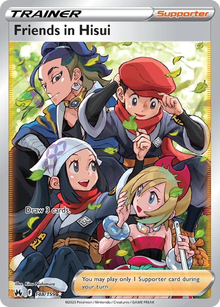 Friends in Hisui #148 Crown Zenith Pokemon card