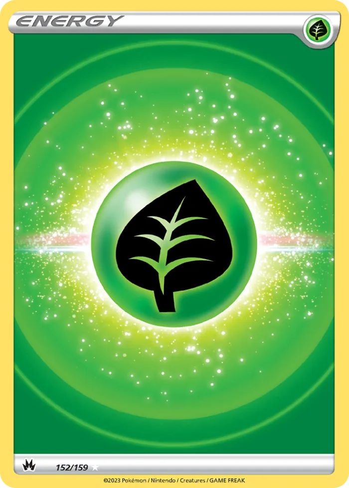 Grass Energy #152 Crown Zenith Pokemon card