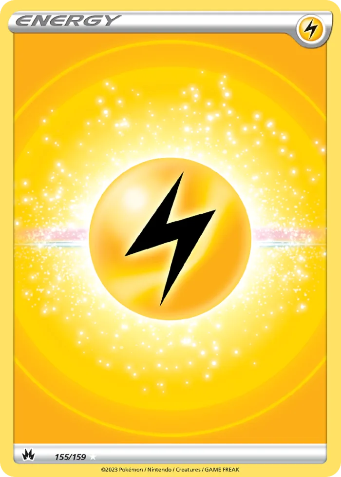 Lightning Energy #155 Crown Zenith Pokemon card