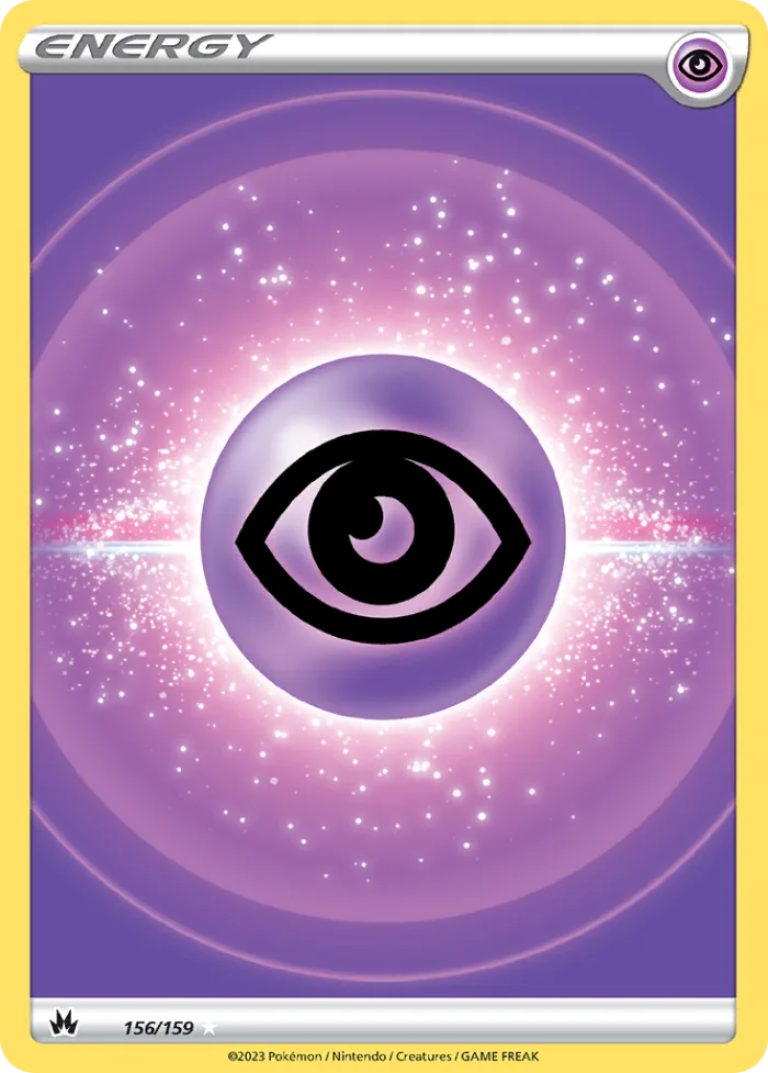 Psychic Energy #156 Crown Zenith Pokemon card