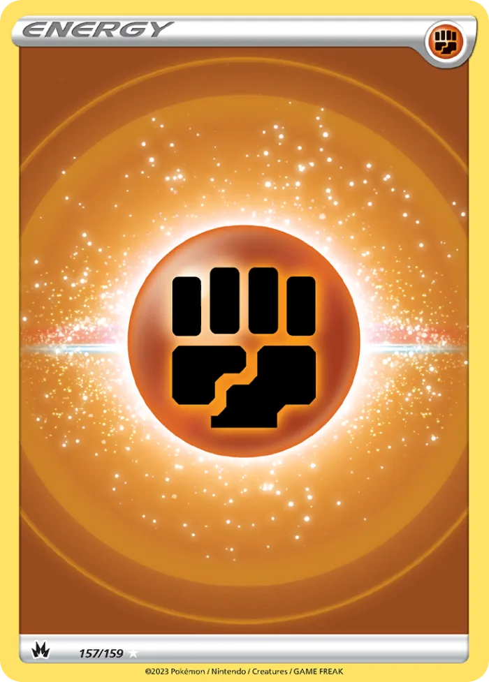 Fighting Energy #157 Crown Zenith Pokemon card