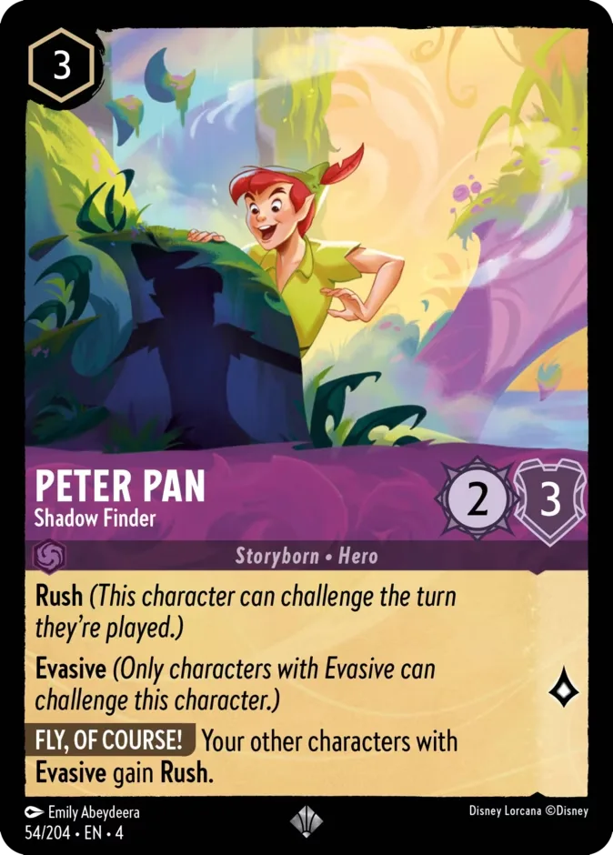 Peter Pan #54 Ursula's Return Disney Lorcana card