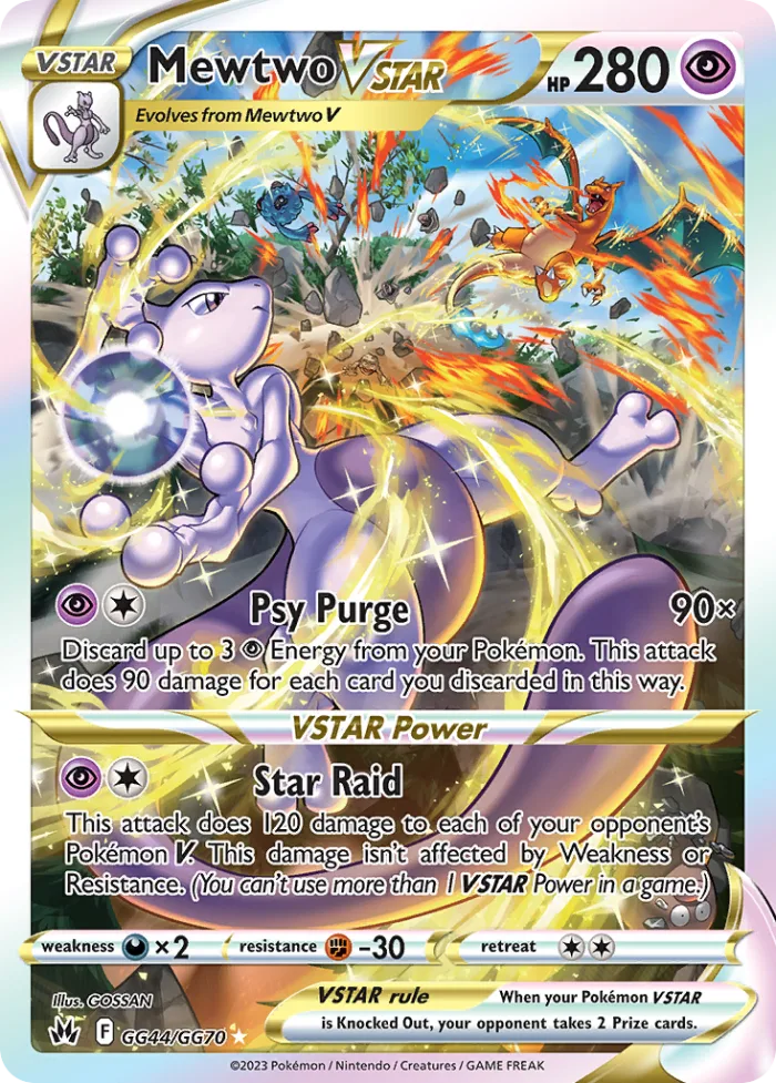 Mewtwo VSTAR #GG44 Crown Zenith Pokemon card