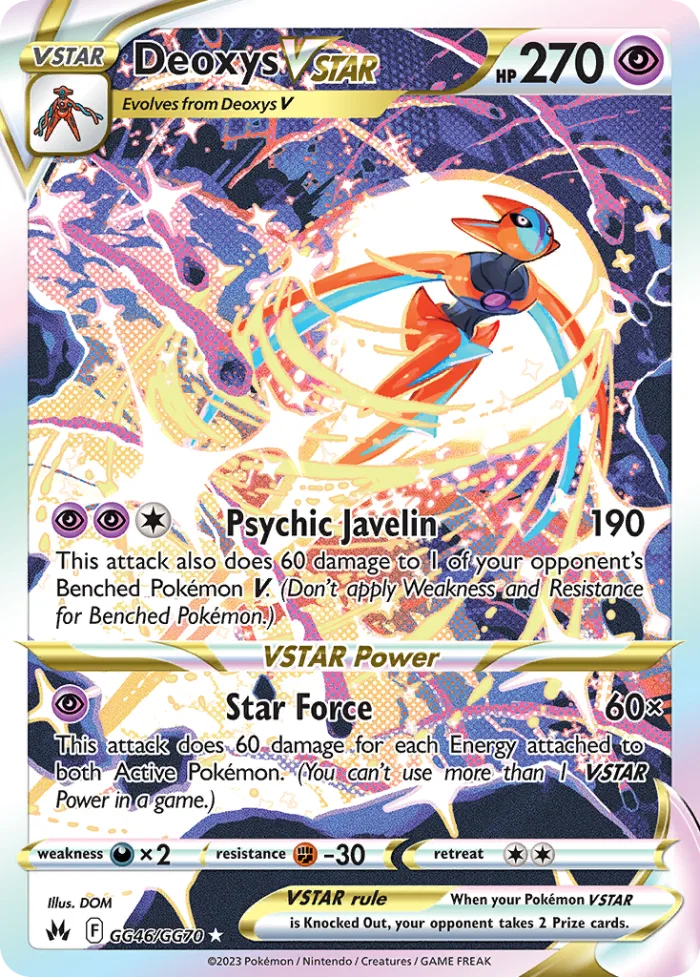 Deoxys VSTAR #GG46 Crown Zenith Pokemon card