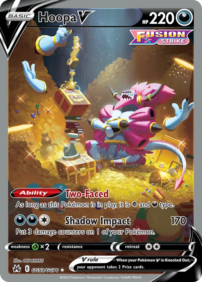 Hoopa V #GG53 Crown Zenith Pokemon card